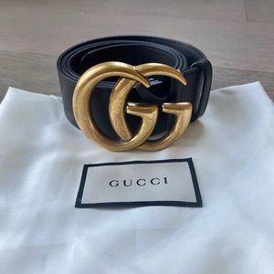 Gucci Belt Black 1.5”